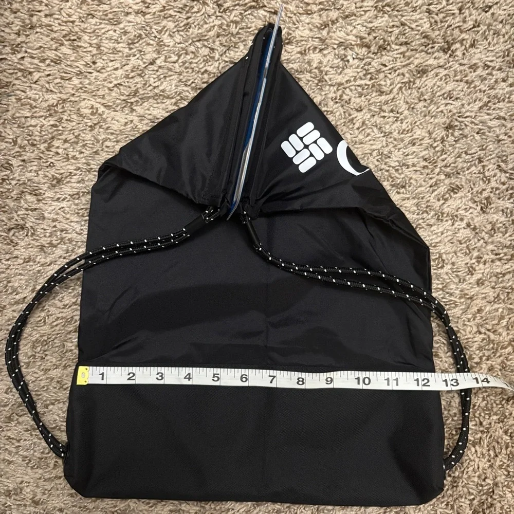 Columbia Black Drawstring Backpack - Picture 2 of 3